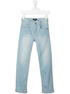 BOSS Kidswear джинсы с эффектом потертости