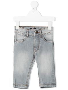 BOSS Kidswear джинсы скинни с эффектом потертости