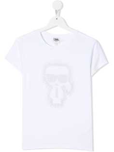 Karl Lagerfeld Kids футболка с логотипом