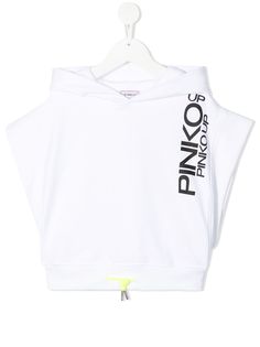 Pinko Kids худи без рукавов с логотипом