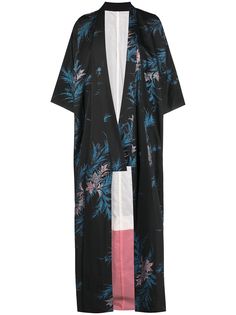 A.N.G.E.L.O. Vintage Cult жаккардовое кимоно 1970-х годов с узором