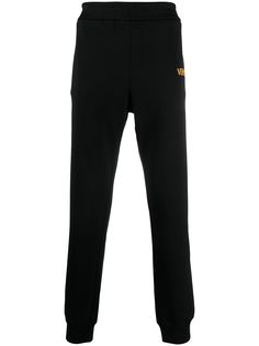 Versace спортивные брюки с вышитым логотипом