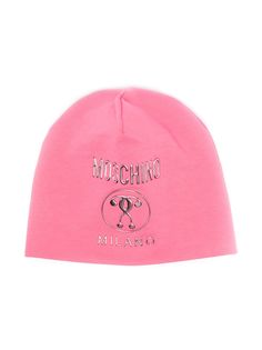 Moschino Kids шапка бини с логотипом