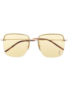 Saint Laurent Eyewear солнцезащитные очки SL312M с монограммой