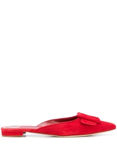Manolo Blahnik мюли Maysale с пряжкой