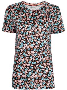 PAUL SMITH футболка с цветочным принтом
