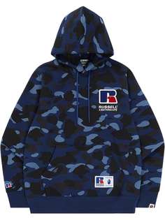 A BATHING APE® худи Colour Camo College из коллаборации с Russell Bape
