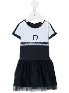 Aigner Kids платье-футболка с пышным подолом