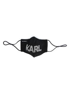 Karl Lagerfeld декорированная маска с логотипом