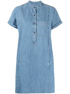 A.P.C. джинсовое платье с короткими рукавами
