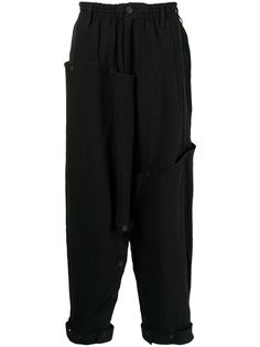 Yohji Yamamoto брюки с пуговицами