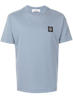 Stone Island футболка с нашивкой-логотипом