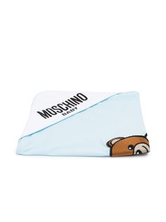 Moschino Kids одеяло с вышивкой Teddy