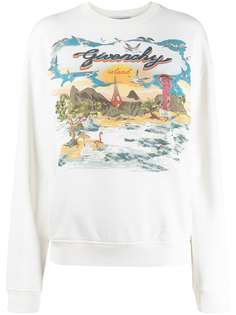 Givenchy толстовка Givenchy Island с круглым вырезом