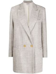 Forte Forte удлиненный пиджак с узором шеврон