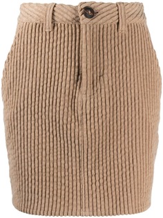 AMI Paris вельветовая мини-юбка