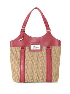 Christian Dior маленькая сумка-тоут pre-owned с узором Trotter