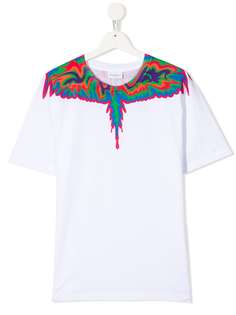 Marcelo Burlon County Of Milan Kids футболка с графичным принтом