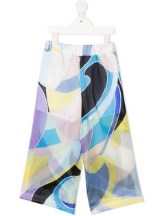 Emilio Pucci Junior брюки с абстрактным принтом