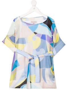 Emilio Pucci Junior платье с абстрактным принтом