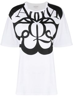 Alexander McQueen футболка с логотипом