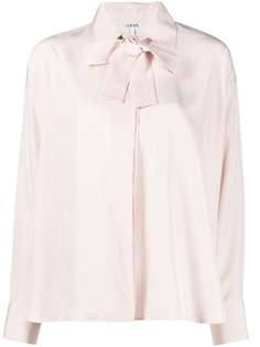 LOEWE рубашка с бантом