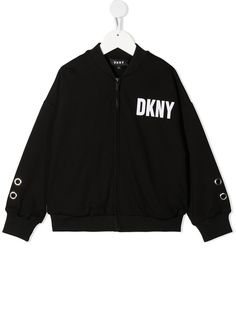Dkny Kids куртка на молнии с принтом