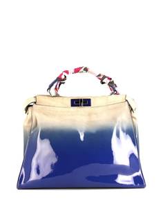 Fendi Pre-Owned большая сумка Peekaboo с ручкой и ремнем
