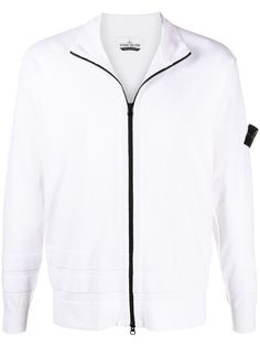 Stone Island куртка с контрастной молнией