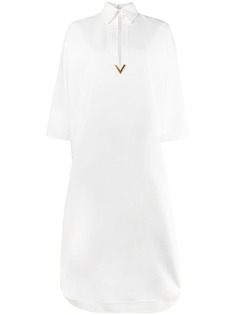 Valentino платье с вырезом