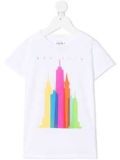 Douuod Kids футболка с принтом New York