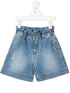 MSGM Kids джинсовые шорты с эластичным поясом