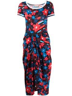 Marni платье миди Marni с принтом