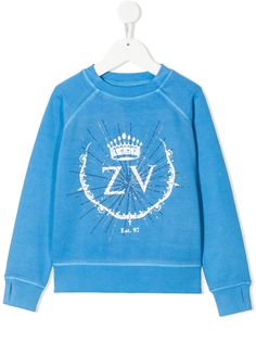 Zadig & Voltaire Kids толстовка с логотипом