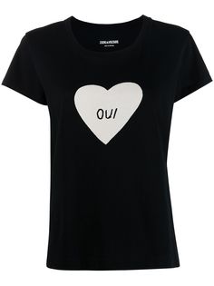 Zadig&Voltaire футболка с принтом