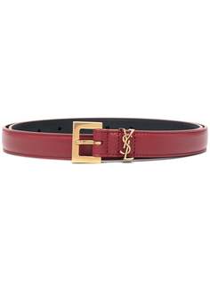 Saint Laurent ремень с монограммой