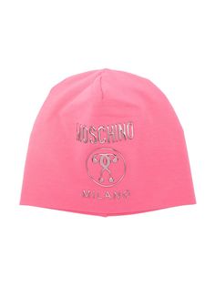 Moschino Kids шапка бини с 3D логотипом