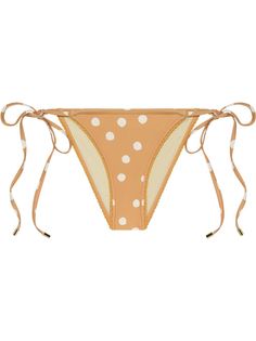 Peony плавки бикини с принтом Macadamia и завязками