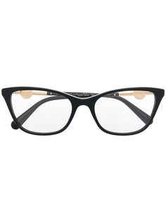 Versace Eyewear очки в оправе кошачий глаз с декором Medusa