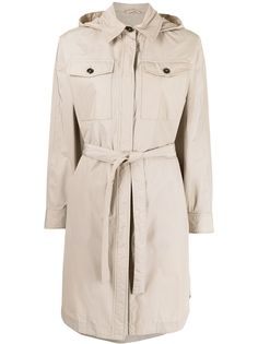Brunello Cucinelli пальто с поясом