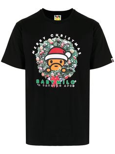 A BATHING APE® футболка с принтом Christmas Baby Milo
