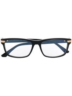 Cartier Eyewear очки в прямоугольной оправе черепаховой расцветки