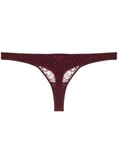 Fleur Du Mal трусы-танга Magnolia Lace