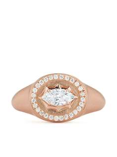 Jade Trau кольцо Maverick из розового золота с бриллиантами