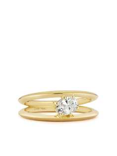 Jade Trau кольцо Sadie из желтого золота с бриллиантом