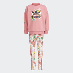 Комплект: свитшот и леггинсы HER Studio London Floral adidas Originals