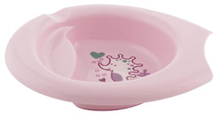 Тарелка детская Chicco Easy Feeding, 6+, розовая (340624045) (00016001100000)