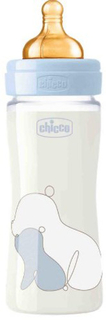 Бутылочка для кормления Chicco Original Touch, 0+, 240 мл, голубая (00027720200000)