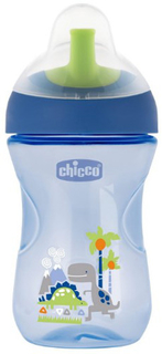 Чашка-поильник детский Chicco Advanced Cup, 12+, 266 мл, динозавр (340624123) (00006941200050)