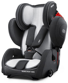 Чехол для автокресла RECARO Young Sport Hero, черно-серый (00088037350000)